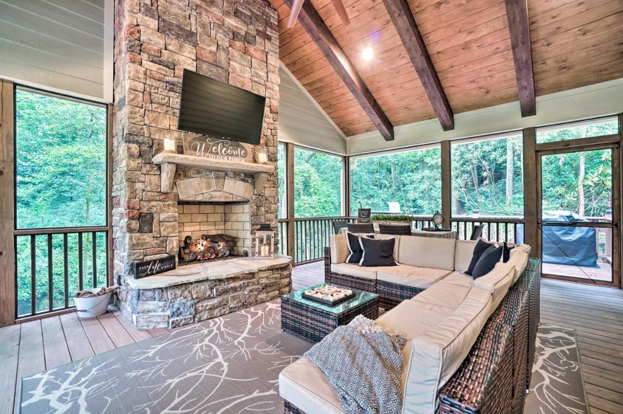 Hootenanny At Horton Creek Creekside Escape! Helen Luaran gambar